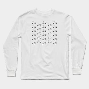 Vespa is life-white (cross small) Long Sleeve T-Shirt